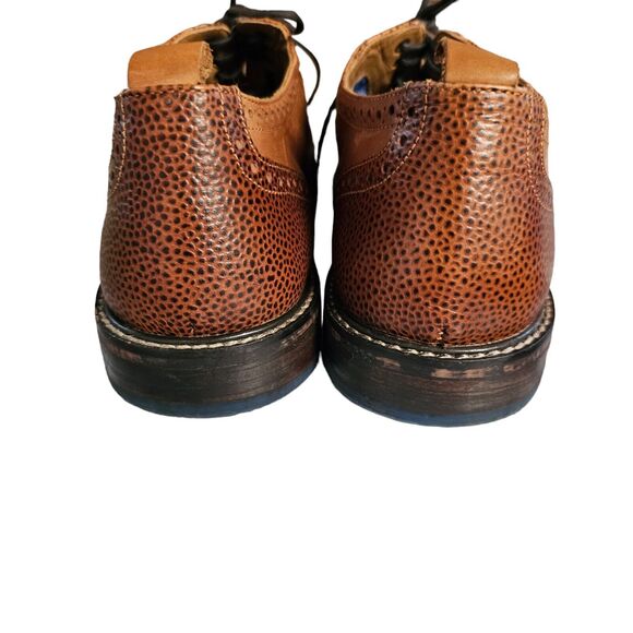 Thomas &‎ Vine Lincoln Wingtip Oxford Cognac Leather 9.5 - Picture 5 of 11